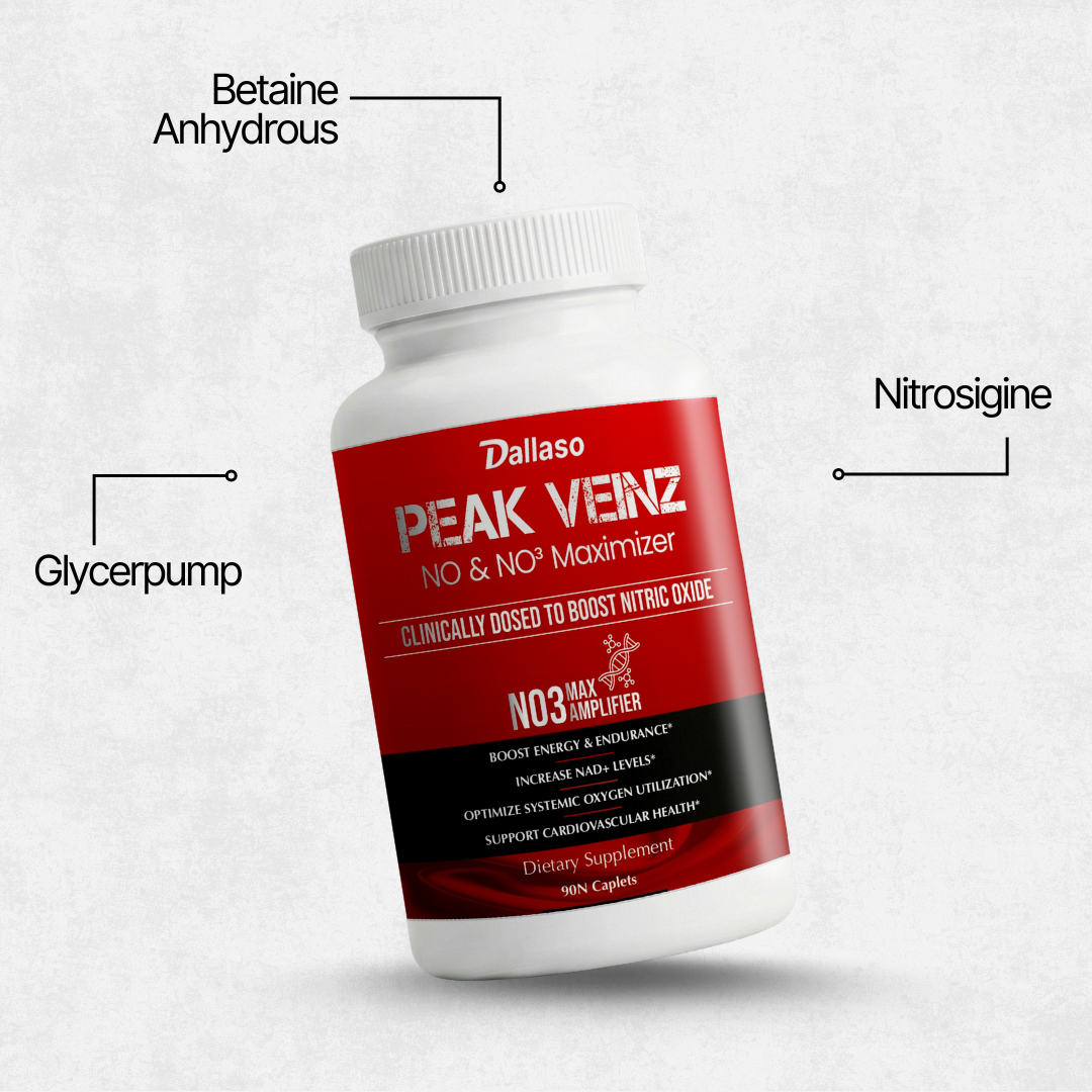 PEAK VEINZ – NO & NO³ Maximizer